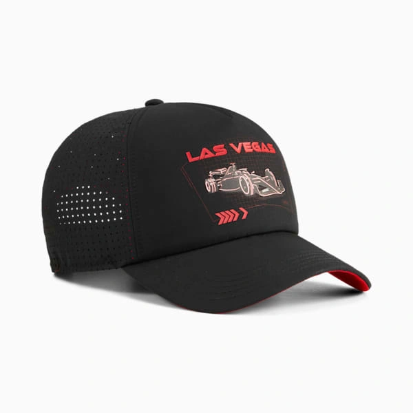 F1® Vegas Trucker: Poskoči v stilu s PUMA klobukom, ki kliče po adrenalinu!